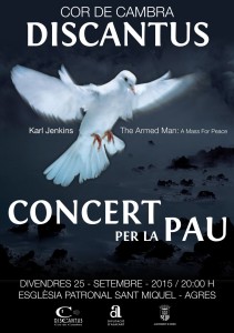 CARTELL DISCANTUS PER LA PAU