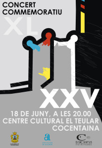 CARTELL CONCERT CONMEMORATIU